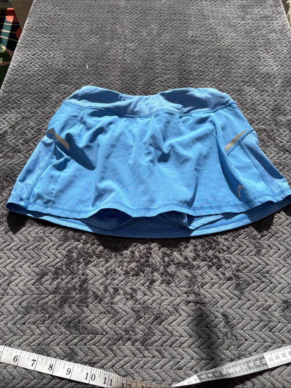Head Blue Athletic Skort with Reflective Accents
